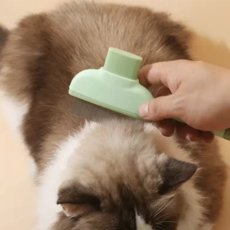 Cepillo Autolimpiante para Perros y Gatos - Elimina Pelo Fácilmente
