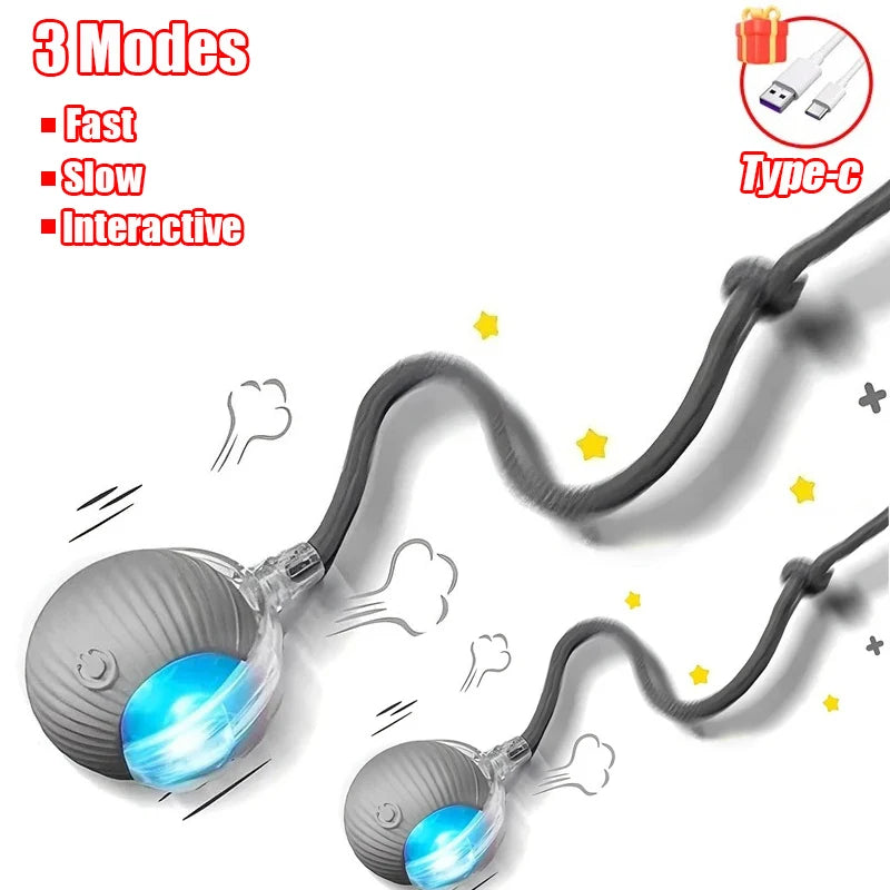 Juguete interactivo para gatos - Pelota inteligente que activa su instinto de caza