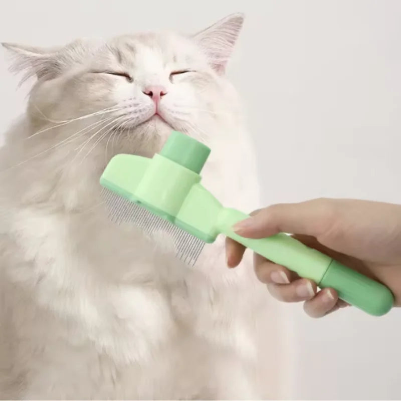 Cepillo Autolimpiante para Perros y Gatos - Elimina Pelo Fácilmente