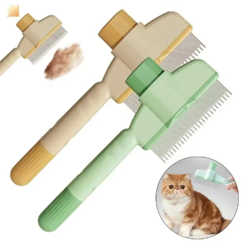 Cepillo Autolimpiante para Perros y Gatos - Elimina Pelo Fácilmente