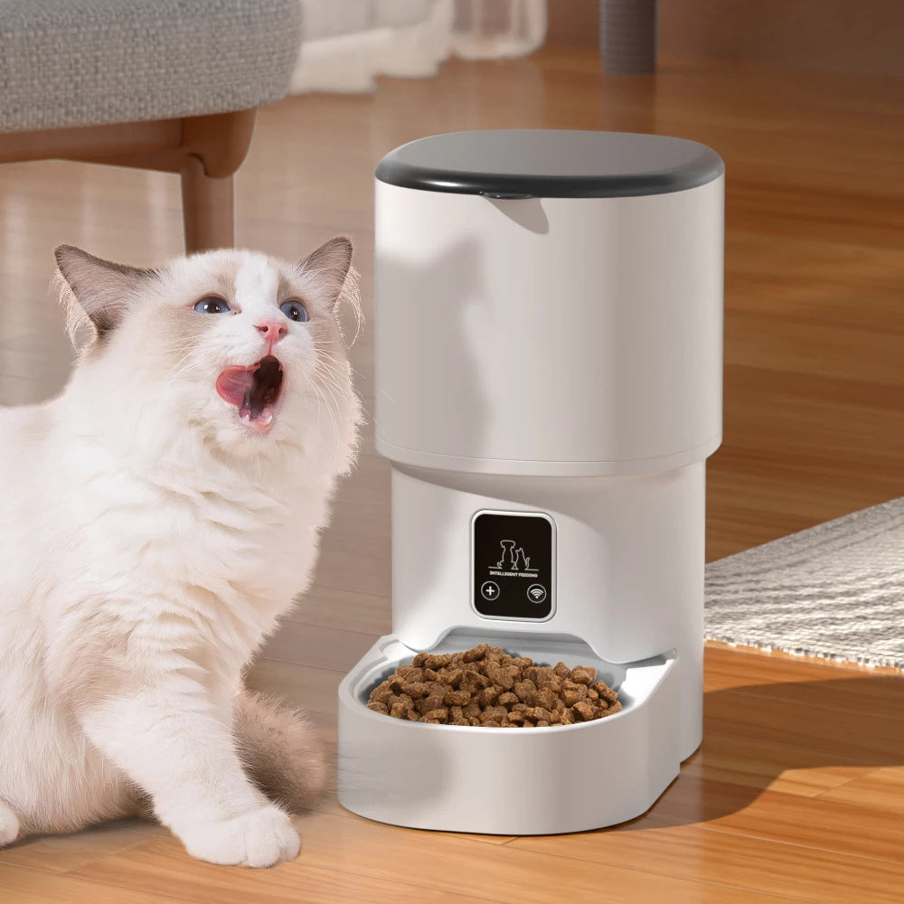 Comedero Automático Inteligente para Perros y Gatos - Control Wifi desde tu Móvil