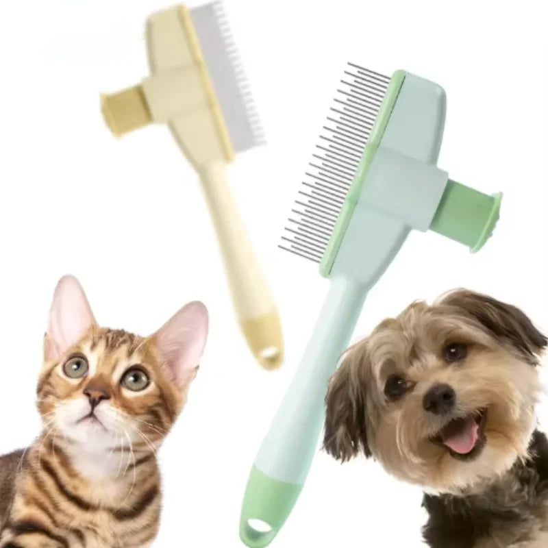 Cepillo Autolimpiante para Perros y Gatos - Elimina Pelo Fácilmente