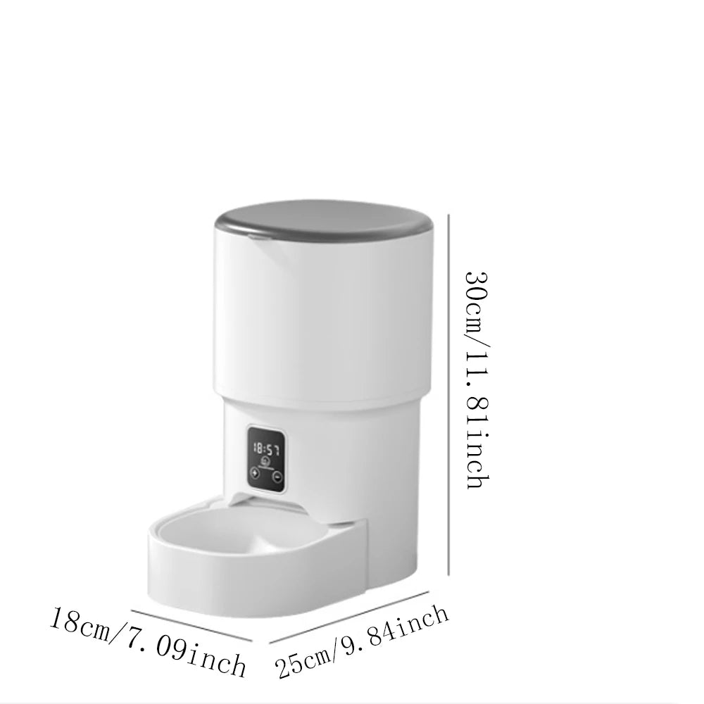 Comedero Automático Inteligente para Perros y Gatos - Control Wifi desde tu Móvil
